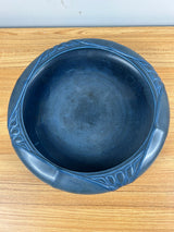 Rookwood Pottery Console Bowl Dark Blue Art Deco TULIPS 1921 #2529