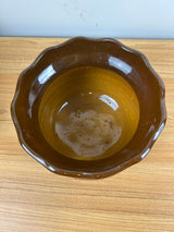 JB Owens 1900s Art Pottery Standard Glaze Four Footed Floral Jardiniere