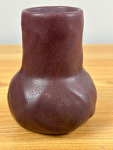 Van Briggle Art Pottery Late Teens Red Mulberry Glaze Onion Bulb Vase