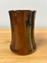 American Art Pottery Standard Glaze Floral Decoration Mug Weller? Owens?