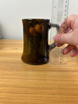 American Art Pottery Standard Glaze Floral Decoration Mug Weller? Owens?