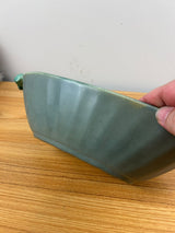 Rookwood Art Pottery 1927 Two Tone Green Art Deco Console Bowl 2848