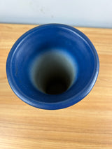 Weller Art Pottery Blue Ware Cameo Decorated Dancing Woman Vase