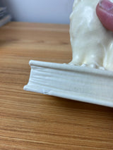 Rookwood Pottery 1934 & 1942 White Owl Bookends 2655 McDonald