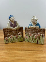 Rookwood Pottery 1929 Dutch Boy And Girl Bookends 6022 Toohey