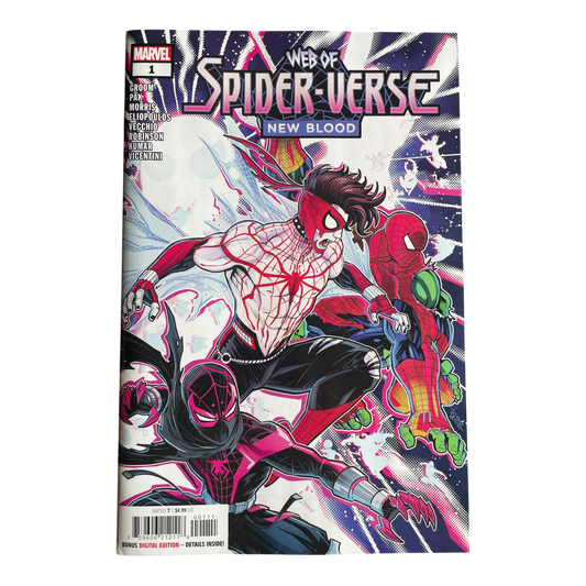WEB OF SPIDER-VERSE NEW BLOOD #1 COVER A 1ST PRINT MARVEL 2025